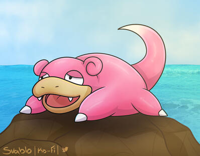 Slowpoke Sunbathing Slowpoke Sunbathing